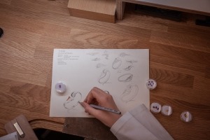 Hungeling & Töchter Werkstatt Ringzeichnung wird erstellt